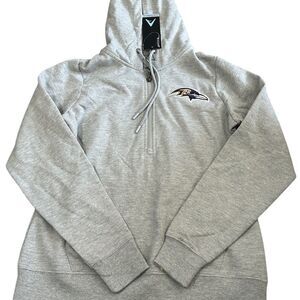 NWT Baltimore Ravens Womens quarter zip hoodie